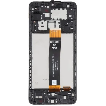 Pantalla Completa Con Marco ORIGINAL Para Samsung Galaxy A12 2021 / A127 NEGRO Versión BOE B6