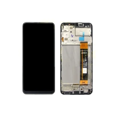 Pantalla Completa Original Con Marco Para Samsung Galaxy A23 4G / A235 NEGRO