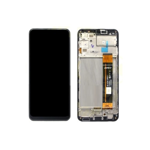 Pantalla Completa Original Con Marco Para Samsung Galaxy A23 4G / A235 NEGRO