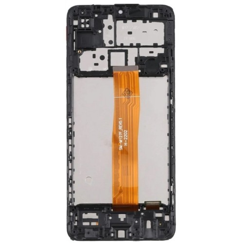 Pantalla Completa Original Con Marco Para Samsung Galaxy M12 / M127/A022/A02 NEGRO