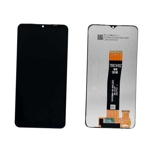 Pantalla Completa Sin Marco ORIGINAL Para Samsung Galaxy A12 2021 / A127 NEGRO Versión BOE B6