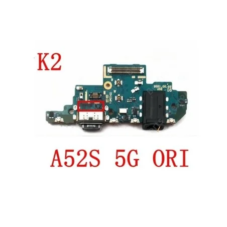 Placa De Carga Tipo C / Microfono Para Samsung Galaxy A52S 5G / A528 ORIGINAL VERSION K2