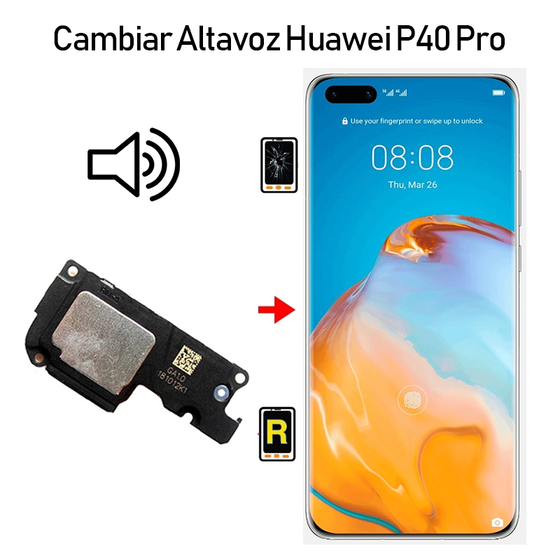Cambiar Altavoz De Música Huawei P40 Pro