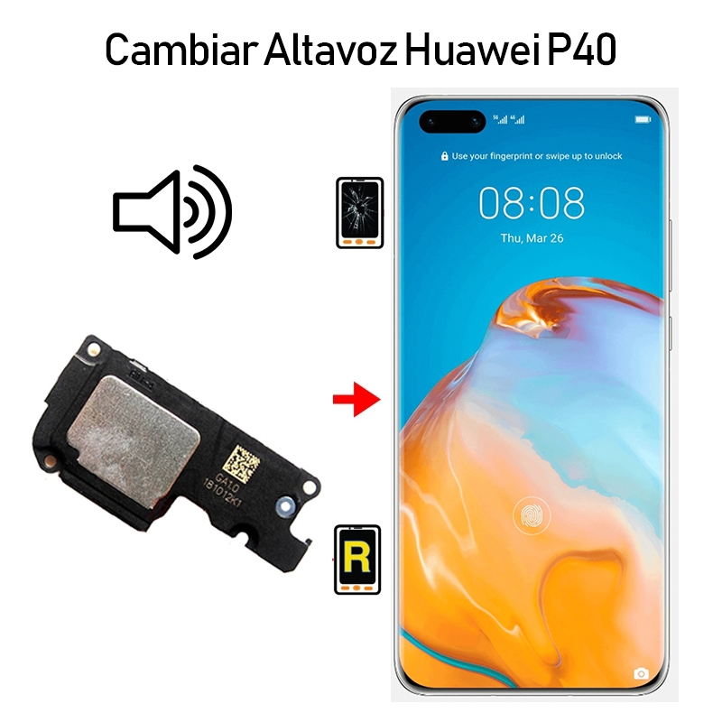 Cambiar Altavoz De Música Huawei P40