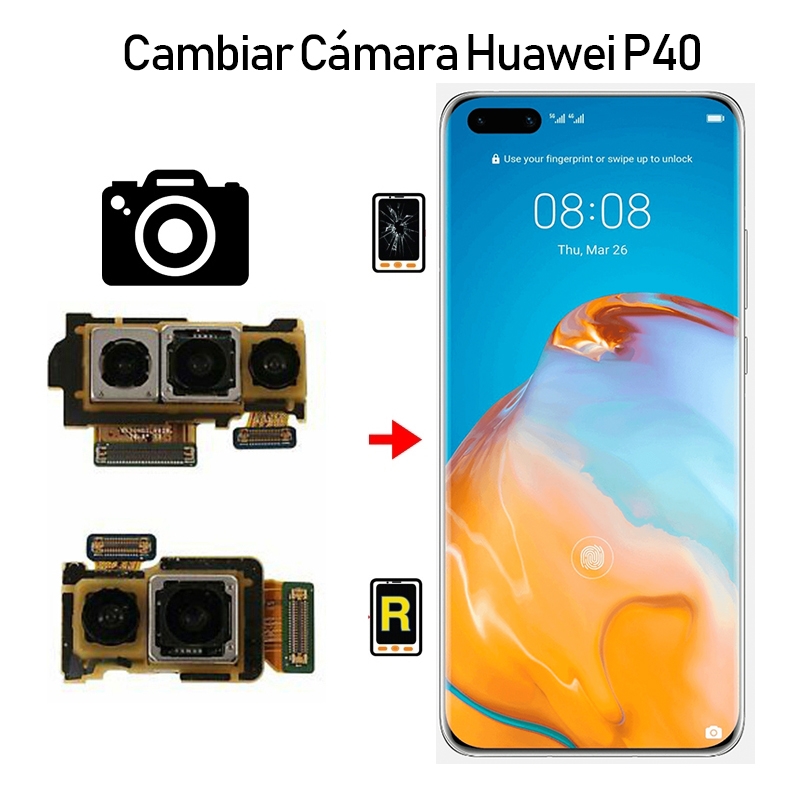 Cambiar Cámara Trasera Huawei P40