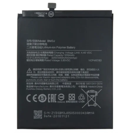 Batería BM3J Para Xiaomi Mi 8 Lite / Mi8 Lite (M1808D2TG) De 3350mAh