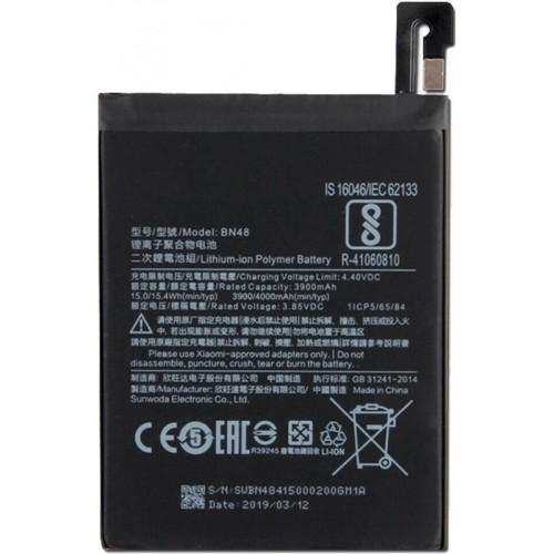 Batería Bn45 / Bn48 Para XIAOMI NOTE 5 PRO / REDMI Redmi Note 6 Pro De 3900mAh