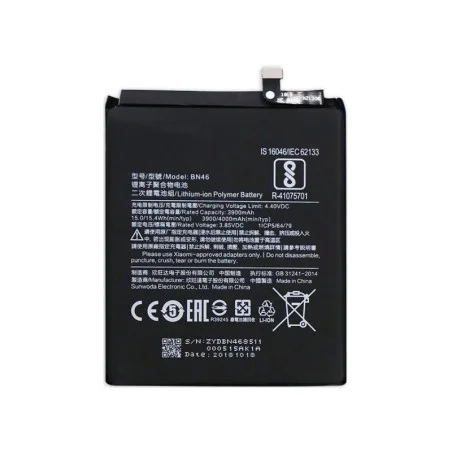 Batería BN46 Para Xiaomi Redmi Note 6 / Redmi 7 / Note 8 / Note 8T De 3900mAh