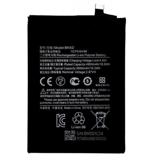 Batería BN5D De 5000mAh Para Xiaomi Redmi Note 11 / Redmi Note 11S / M4 Pro 4G