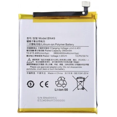 Bateria ORIGINAL BN49 Para XIAOMI REDMI 7A De 4000mAh