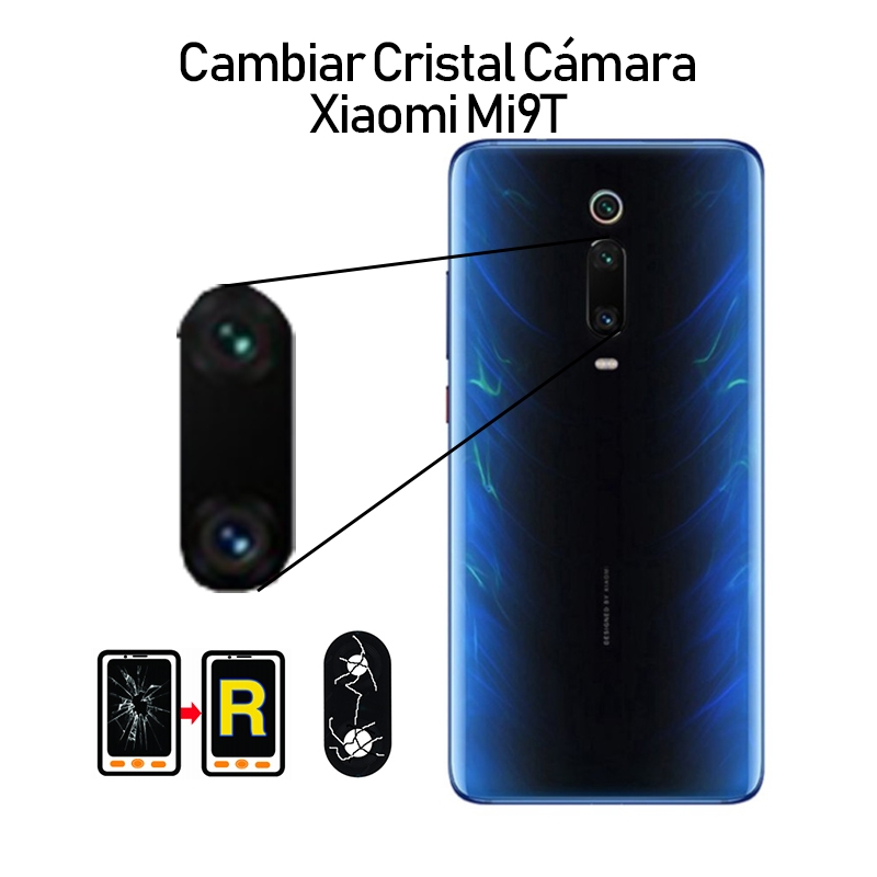 Cambiar Cristal Cámara Trasera Xiaomi Mi 9T