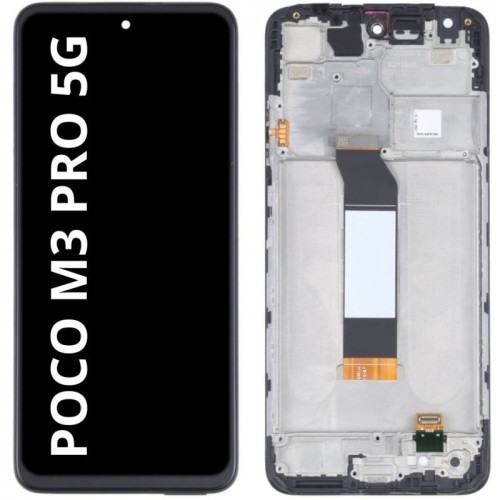 Pantalla Completa Con Marco Para Xiaomi Pocophone M3 Pro 4G,5G / Redmi Note 10 5G / Redmi Note 10T 5G