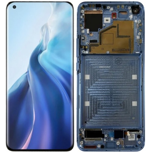 Pantalla Completa Original Con Marco Para Xiaomi Mi 11 5G *Azul*