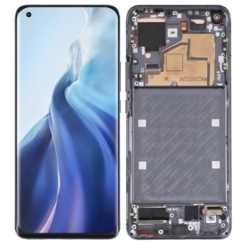 Pantalla Completa Original Con Marco Para Xiaomi Mi 11 5G*Violeta*