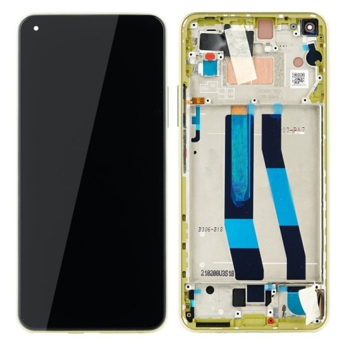 Pantalla Completa Original Con Marco Para Xiaomi Mi 11 Lite 4G / 5G Amarillo