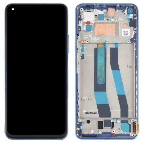 Pantalla Completa Original Con Marco Para Xiaomi Mi 11 Lite 4G / 5G Azul
