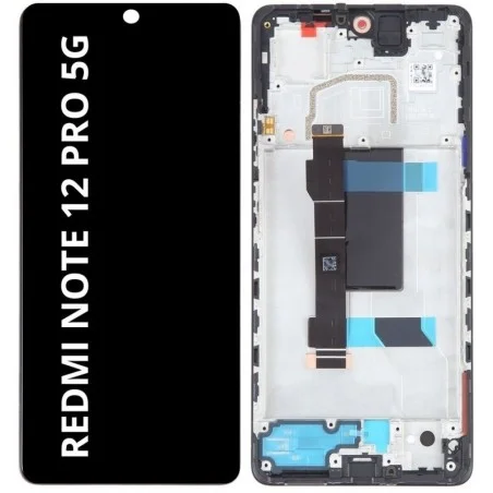 Pantalla Completa Tactil Y LCD Con Marco Para REDMI NOTE 12 PRO 5G / POCO X5 PRO 5G