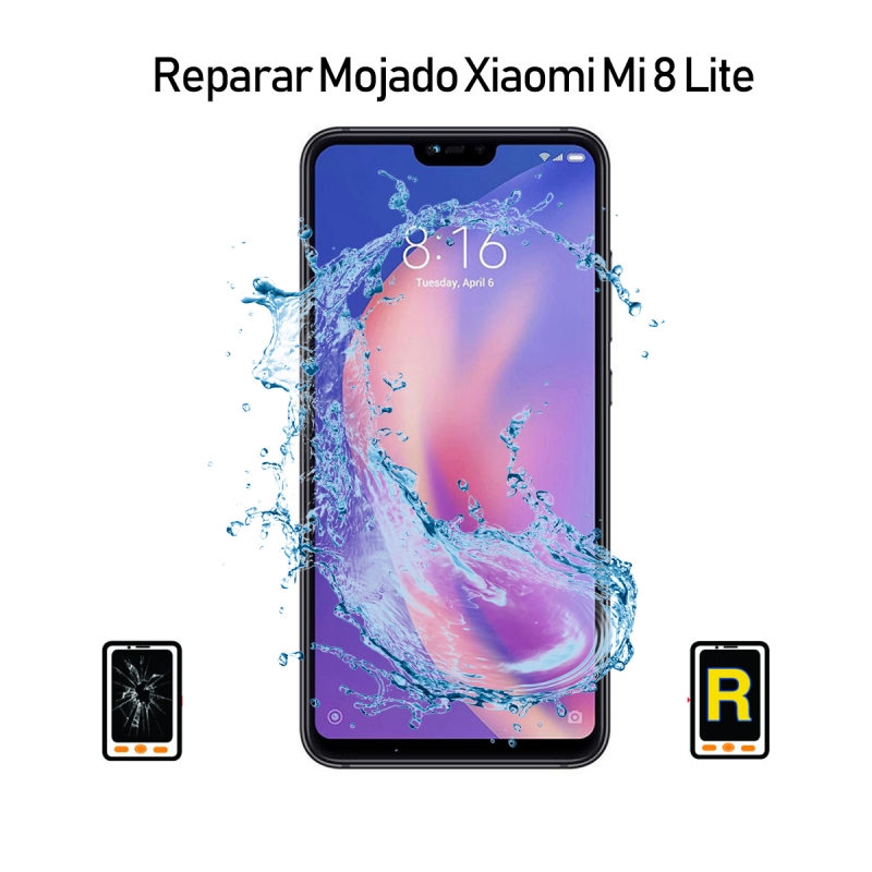 Reparar Mojado Xiaomi Mi 8 Lite