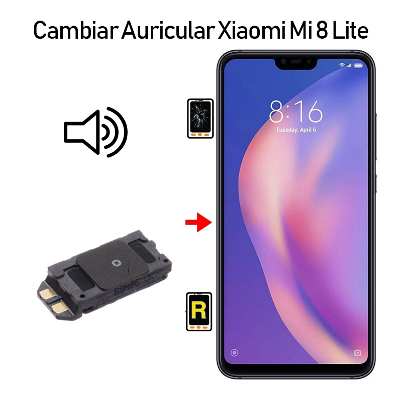 Cambiar Auricular De Llamada Xiaomi Mi 8 Lite