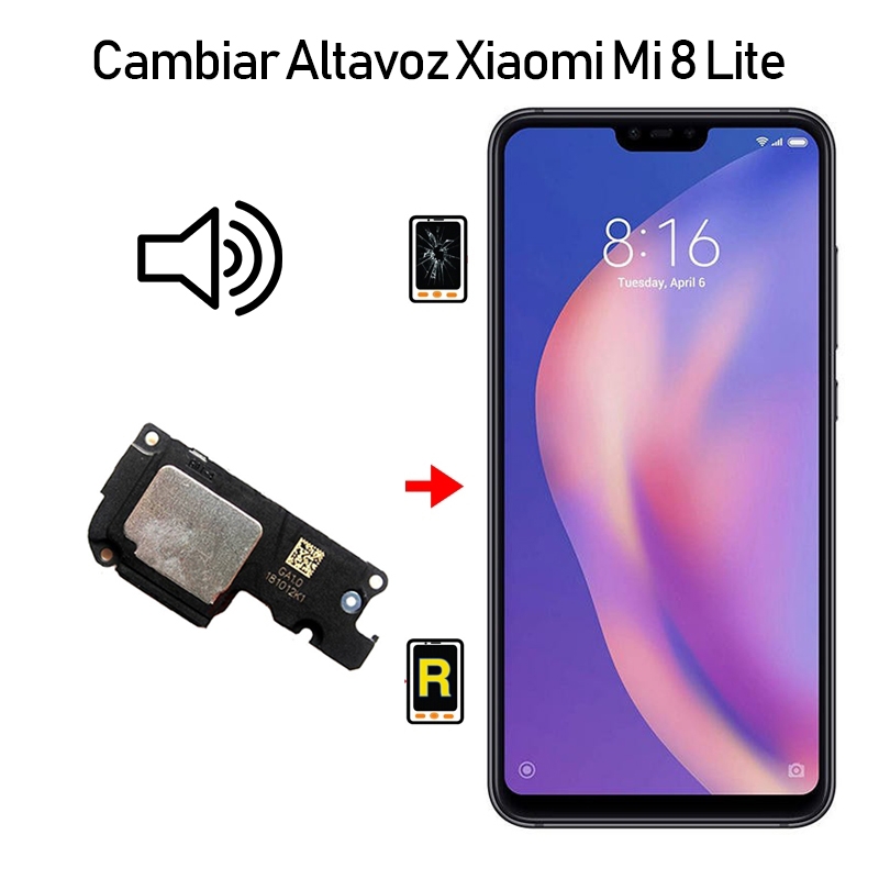 Cambiar Altavoz De Música Xiaomi Mi 8 Lite