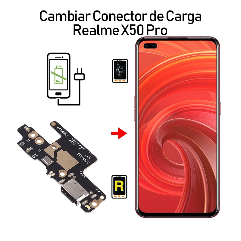 Cambiar Conector De Carga Realme X50 Pro