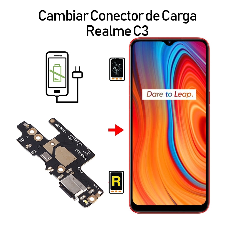 Cambiar Conector De Carga Realme C3