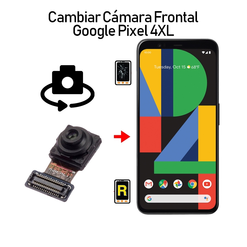 Cambiar Cámara Frontal Google Pixel 4 XL