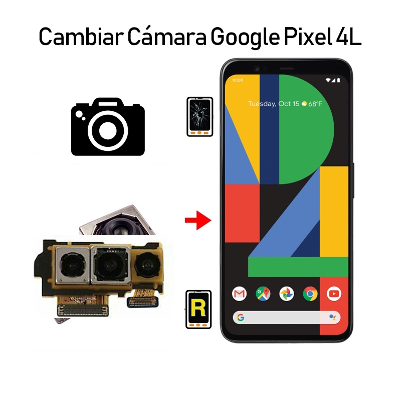 Cambiar Cámara Trasera Google Pixel 4