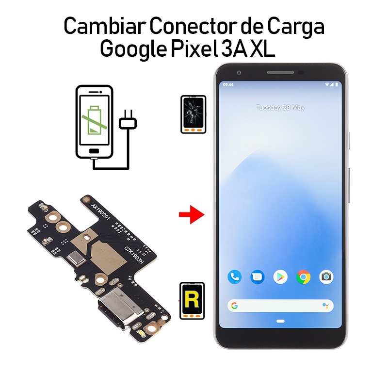 Cambiar Conector De Carga Google Pixel 3A XL