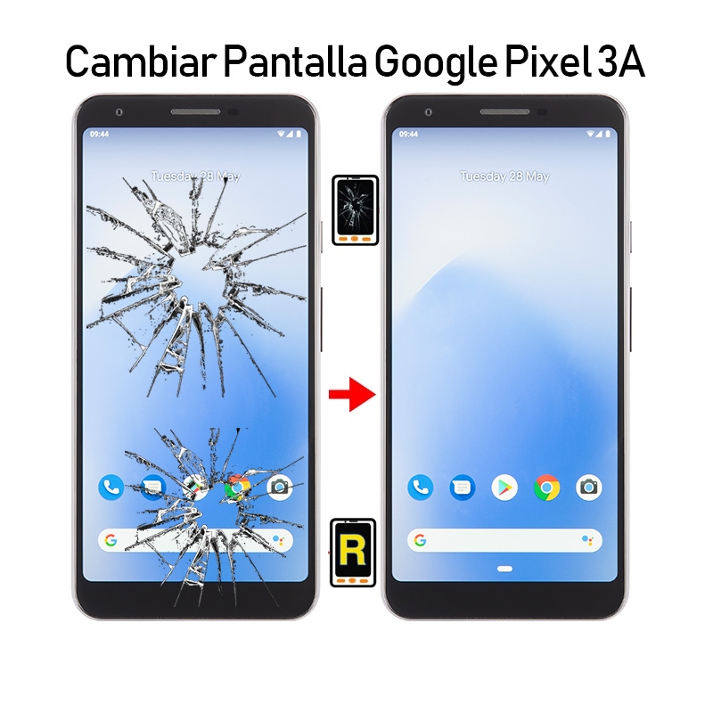 Cambiar Pantalla Google Pixel 3A