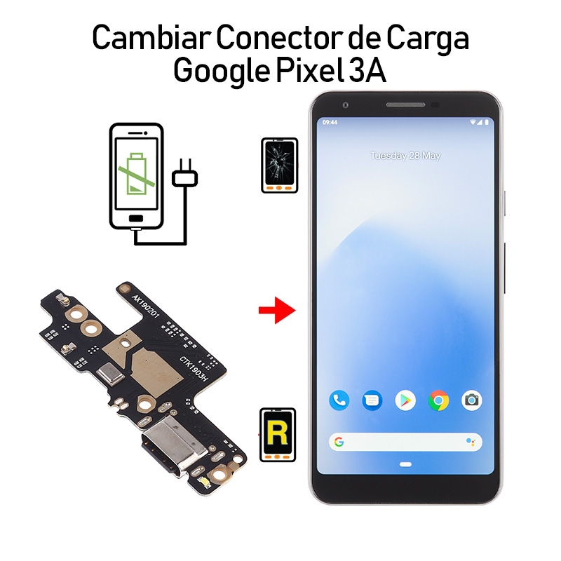 Cambiar Conector De Carga Google Pixel 3A