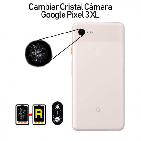 Cambiar Cristal Cámara Trasera Google Pixel 3 XL