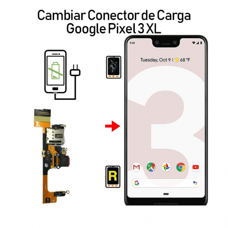 Cambiar Conector De Carga Google Pixel 3 XL