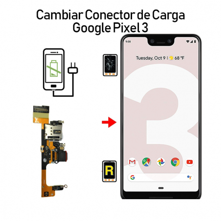 Cambiar Conector De Carga Google Pixel 3
