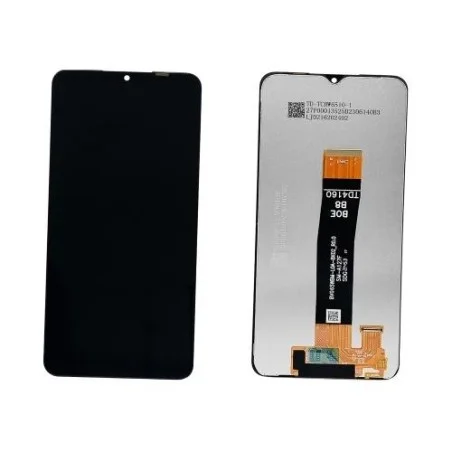 Pantalla Completa Sin Marco ORIGINAL Para Samsung Galaxy A12 2021 / A127 NEGRO Versión BOE B6
