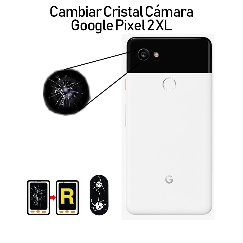 Cambiar Cristal Cámara Trasera Google Pixel 2 XL