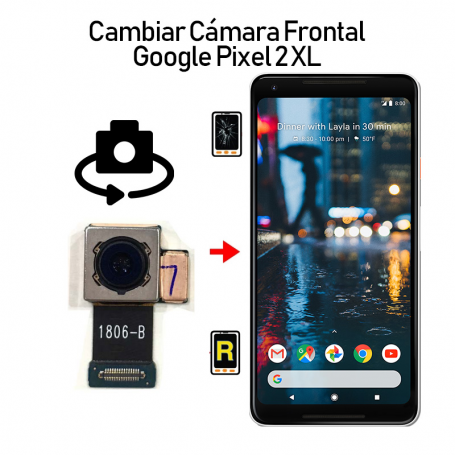 Cambiar Cámara Frontal Google Pixel 2 XL