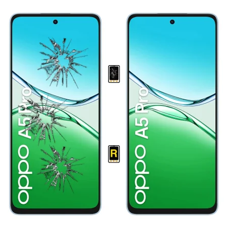 Cambiar Cristal de Pantalla OPPO A5 Pro 5G | Garantía y Servicio Rápido en Madrid