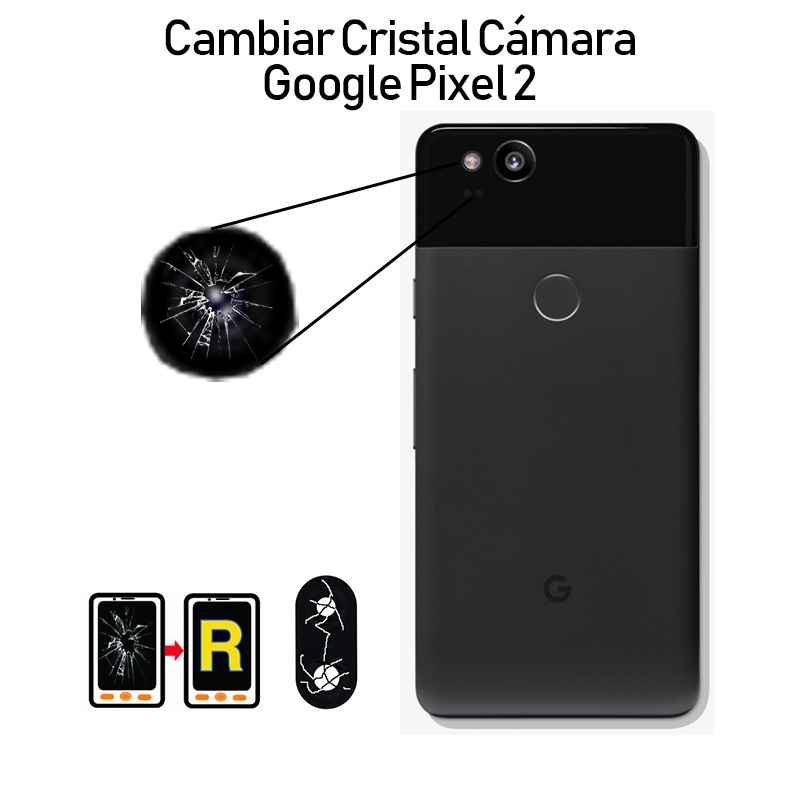 Cambiar Cristal Cámara Trasera Google Pixel 2