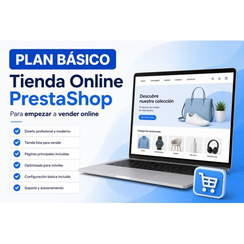 Tienda Online PrestaShop Plan Básico
