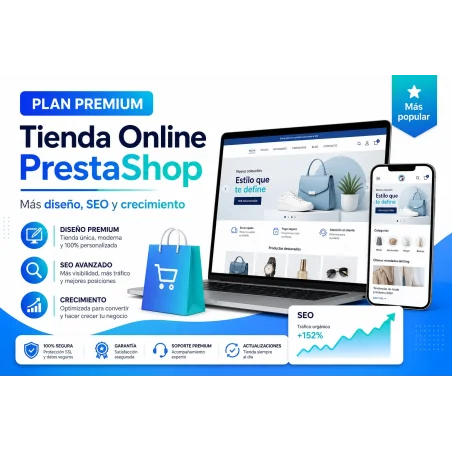 Tienda Online PrestaShop Plan Premium