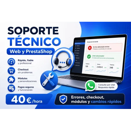 Soporte Técnico Web y PrestaShop