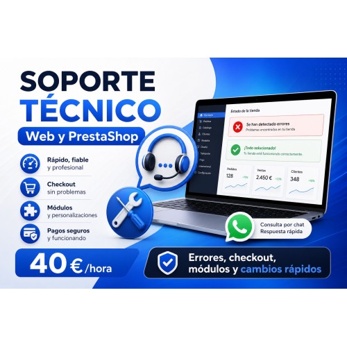 Soporte Técnico Web y PrestaShop