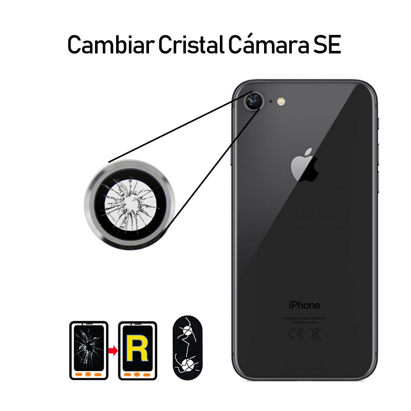 Cambiar Cristal Cámara Trasera iPhone SE 2020