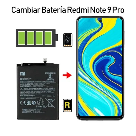 Cambiar Batería Redmi Note 9S BN55