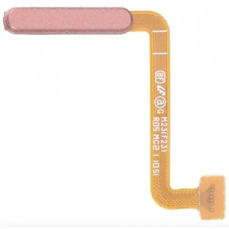 Flex Boton Power Encendido Y Lector Huellas Para Samsung Galaxy M22 5G / M236 / M33 5G / M336 ROSA