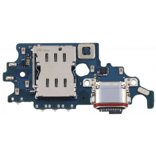 Flex Placa De Carga Tipo-C Con Microfono Y Lector SIM Para Samsung Galaxy S21 5G / G991