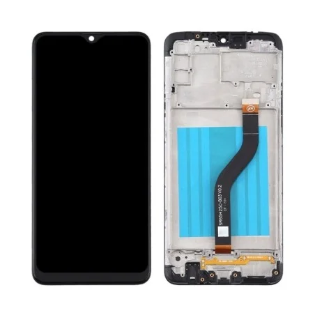 GH81-17774A Pantalla Completa Original Con Marco Para Samsung Galaxy A20s / A207 NEGRO