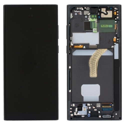 GH82-27488A Pantalla Samsung S22 Ultra 5G / S908 NEGRO