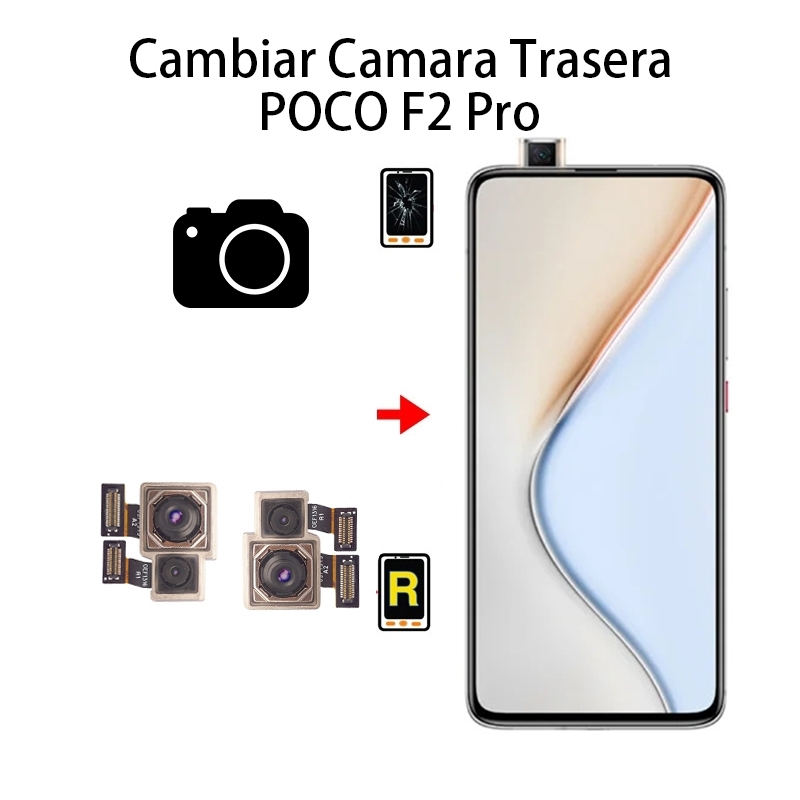 Cambiar Cámara Trasera Xiaomi Poco F2 Pro